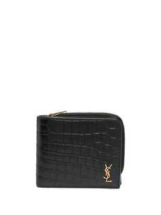 Saint Laurent кошелек с тиснением