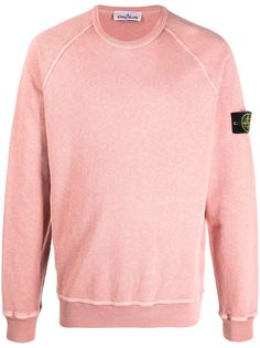 Stone Island толстовка с нашивкой-логотипом