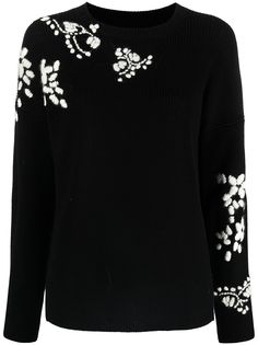Ermanno Scervino джемпер с цветочной вышивкой