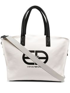 Emporio Armani сумка-тоут из канваса с логотипом
