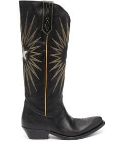 Golden Goose ковбойские сапоги Low Wish Star
