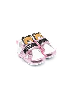 Moschino Kids пинетки с принтом Teddy Bear