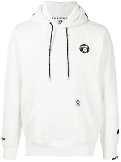 AAPE BY *A BATHING APE® джемпер с капюшоном и логотипом