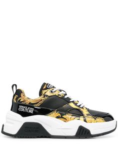 Versace Jeans Couture кроссовки с принтом Barocco