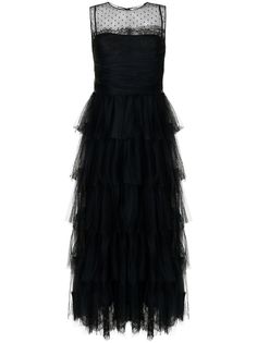 RED Valentino ярусное платье