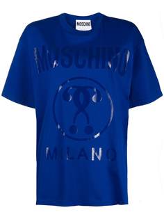 Moschino футболка с принтом Double Question Mark