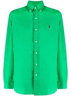 Polo Ralph Lauren рубашка с нашивкой-логотипом