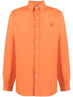 Polo Ralph Lauren рубашка с нашивкой-логотипом