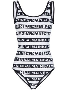 Balmain купальник с логотипом