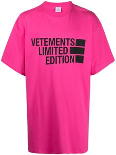 Vetements футболка с логотипом