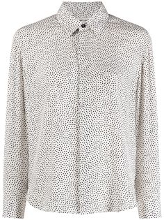 Saint Laurent блузка в горох