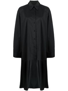 MM6 Maison Margiela платье-рубашка миди с заниженной талией