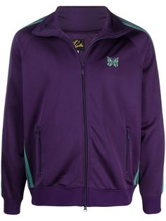 Needles спортивная куртка с вышитым логотипом