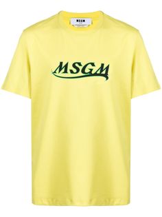 MSGM футболка с логотипом