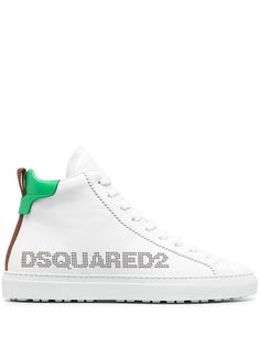 Dsquared2 высокие кеды с логотипом
