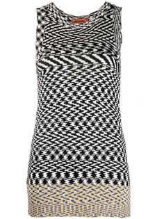 Missoni топ без рукавов с абстрактным узором