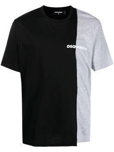 Dsquared2 футболка в двух тонах