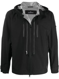 Stone Island Shadow Project куртка на молнии с капюшоном