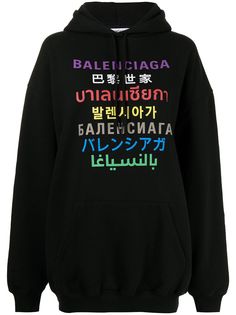 Balenciaga худи с логотипом