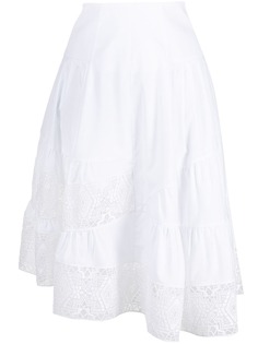 Ermanno Scervino юбка с кружевными вставками