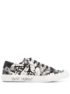 Saint Laurent кеды Malibu с принтом