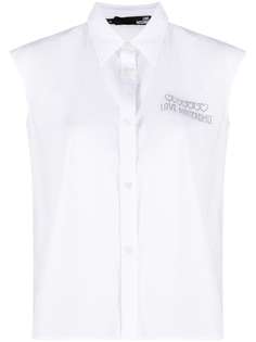 Love Moschino рубашка с логотипом
