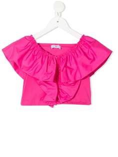 Monnalisa топ с оборками