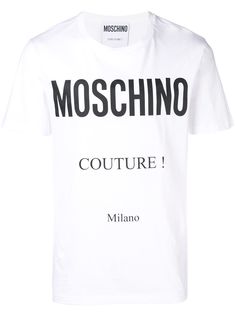 Moschino футболка с логотипом Couture!