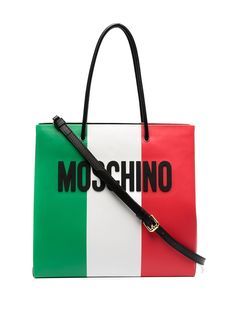 Moschino сумка-шопер Italian с логотипом