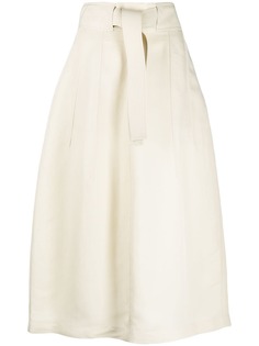 Jil Sander юбка A-силуэта с завязками