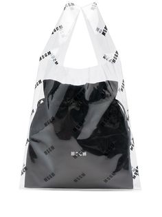 MSGM сумка-шопер с логотипом