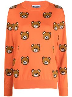 Moschino джемпер Teddy Bear с круглым вырезом