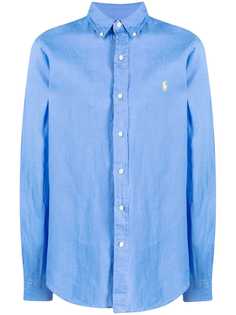 Polo Ralph Lauren рубашка с нашивкой-логотипом