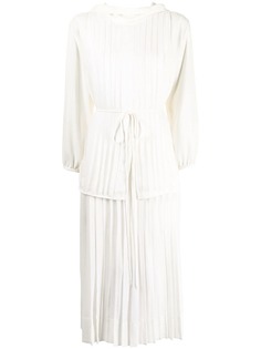 3.1 Phillip Lim knife pleated layered midi dress