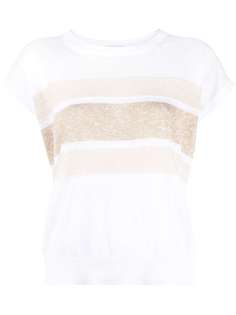 Peserico футболка в полоску