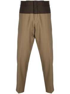 Pt01 брюки с контрастной вставкой