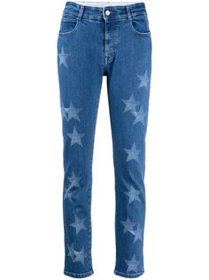 Stella McCartney джинсы кроя слим с принтом