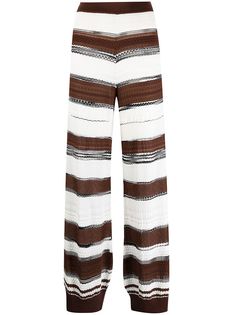 Missoni полосатые брюки широкого кроя