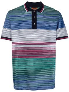 Missoni рубашка поло с принтом