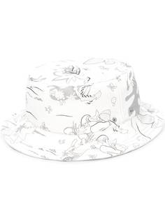 Thom Browne парусиновая панама с принтом Hawaiian