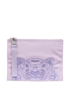 Kenzo клатч с вышивкой Tiger