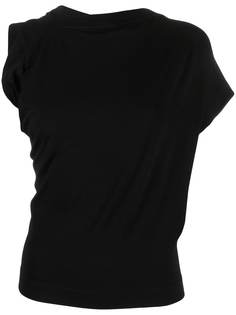 Vivienne Westwood футболка асимметричного кроя с короткими рукавами