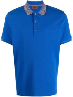 Missoni рубашка поло с контрастным воротником