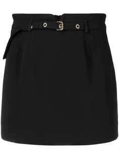 RED Valentino юбка-шорты с завышенной талией и поясом