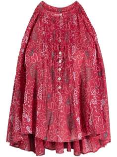 Isabel Marant Étoile расклешенная блузка с принтом пейсли