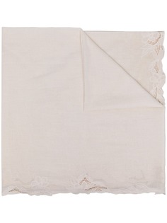 Faliero Sarti шарф с цветочным кружевом