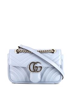 Gucci Pre-Owned маленькая сумка на плечо GG Marmont 2020-го года