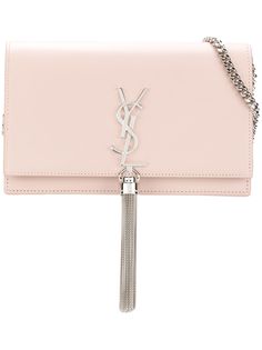 Saint Laurent сумка с цепочной лямкой и кисточкой Kate