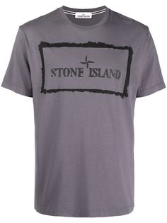Stone Island футболка с логотипом