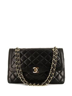Chanel Pre-Owned стеганая сумка на плечо 1991-го года с логотипом CC